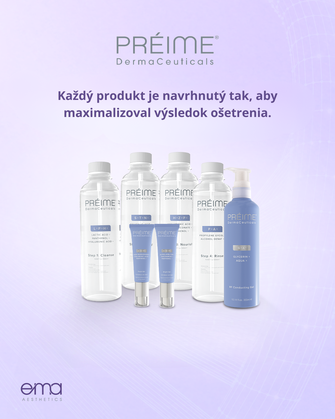 Préime DermaCeuticals aktívne séra s exozómami a polynukleotidmi