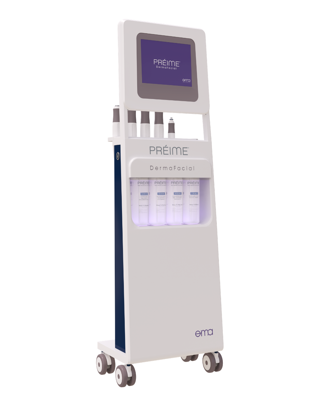 Prístroj Préime DermaFacial s piatimi násadcami